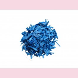 Copeaux de bois bleu azur
