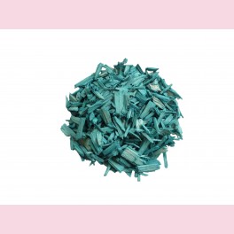 Copeaux de bois turquoise
