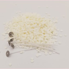 kit  cire de soja  et m&eacute;ches 80